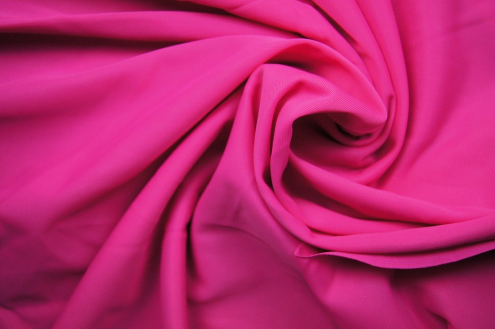 1 Yard Solid Fuchsia Lining Semi Sheer Fabric Piece 36″ X 58″