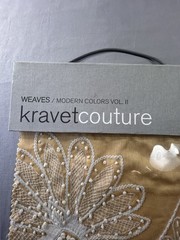 Kravet Couture fabric sample “Weaves / Modern Colors Vol. II” Saffron colorway