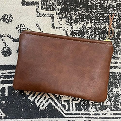 NAT Leathers | Tan Brown Matte Soft Faux Vegan Leather PU (Peta Approved Vegan)