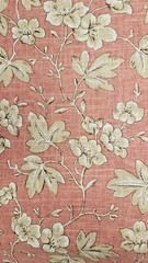 Fabricut French General Odile Rose Linen Blend Fabric by the yard
