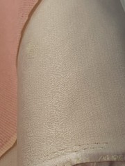 SILK PEACH CREAM FABRIC 5 Yards x 22 Inches Wide or 180 Inches x 22 Wide