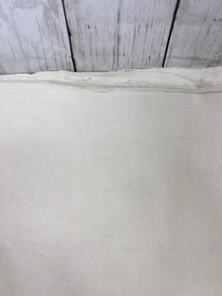 Fabric Polyester Cotten Blend Ivory 2.33 Yard 54″ Wide Heavy Twill Style