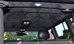 Grey Suede Foam Backed Headliner Fabric for Car Roof Panel Lining 60″ x 60″