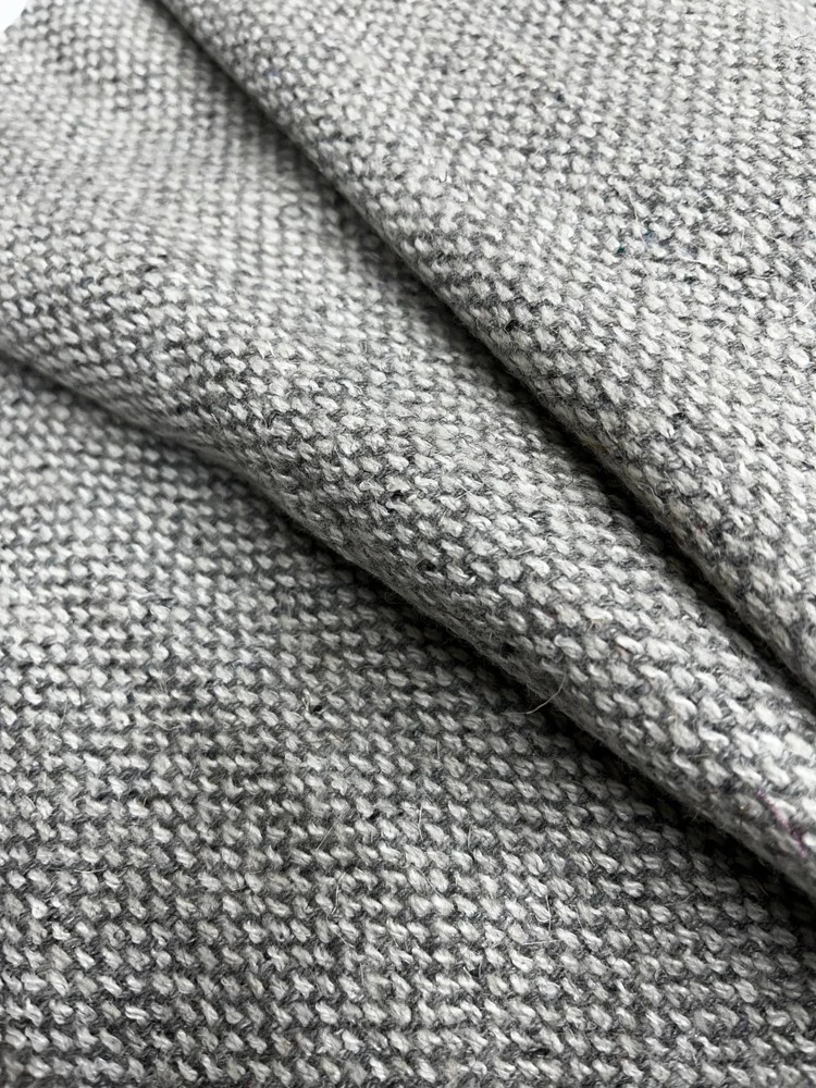 $38 for 2 Yards Real Wool Italian (Coating) Fabric – Multi Grey color Tweeds