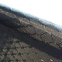 39 in x 5 FT – Bee Hive – FABRIC-2×2 Twill WEAVE-3K – 220g-Black