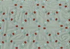4.25 Yards Robert Allen Fabric Story Stones Spa Circles Drapery Upholstery