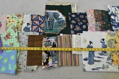 Lot, Novelty Prints Cotton Pieces & Scraps, 3 Pounds & 3 Oz, S136