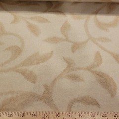 Camel Beige & Ivory Jacquard Coating – Chic! Mostly Synthetic, Touch of Wool