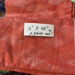 cotton fabric remnants lot 7 pieces
