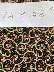 Larger Fabric Scraps for Quilting. Sizes Shown On Photos. Multicolored. 1/2 Lb