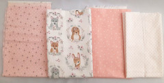 LOT OF 37 SCRAP FABRIC REMNANTS~3 LBS VARIETY ~ COTTON / COTTON BLEND /4 FLANNEL