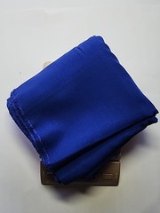 Royal Blue Twill Sewing Fabric 56″w X 3yds Clothing Drapery Quilt Rayon Vintage