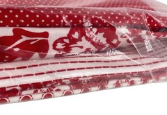Annie’s Creative Quilters Fabric Club Riley Blake Apron Country Red White Floral