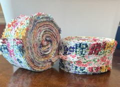 36 Piece Jelly roll – FLOWER PATCH – 9 Colors – 4 Of Each Color