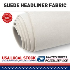 1PCS 79”x60” Headliner Material Suede Fabric Foam Backing For Automotive Roof