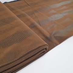 Bulk 25.5 Yards Brown Lizard Embossed Faux Leather Fabric 50″ 52″ W Upholstery