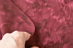 By 1/2 Yd, Burgundy Cotton Batik, B1499