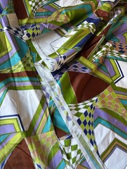 French Fabric International Design 4 Yards Modern Geometric Design