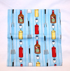 Design By the Piece Bundle of Five Fat Quarter BBQ Cookout Picnic Summer Fabrics