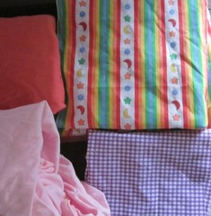 SALE Assorted Fabric Lot Various Colors Textures 3.6 lbs Pink has multiple yards