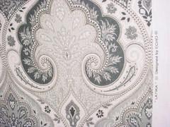 18-5/8Y Kravet Latika Paisley Print Ikat Linen Shadow Drapery Upholstery Fabric