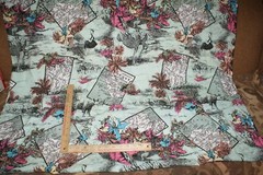 African Safari Rhino Map Flowers Cotton Fabric Sewing Craft Quilt Fast Shipping