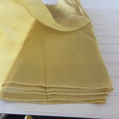 SILK YELLOW & MUSTARD FABRIC 10 Yards x 22 Inches Wide or 360 Inches x 22 Wide