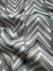 Dancer Driftwood Chevron Blue Gray – Premier Prints Cotton Canvas Fabric