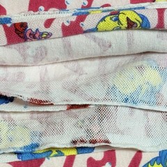90s Disney Little Mermaid Cotton Knit Fabric 2.5 Yds X 60″ Sebastian Flounder