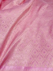 Pink Gold Thai Silk Damask Traditional Wedding Skirts Dresses Costume 40″x70″