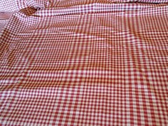 Wine Red Plaid/check “Scotland” upholstery fabric 56″ x 6 yards