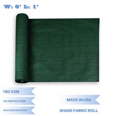 8 FT Green Fabric Roll Sunwind Screen UV Block Shade Cloth patio Yard