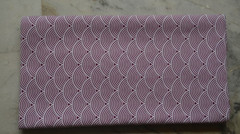 NO TARRIF CHARGES 100%✅KK10 White & Maroon Hand Block 100%Cotton 1 Yard Fabric