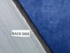 KRAVET PLUSH MOHAIR STEEL BLUE VELVET WOOL MULTIUSE FABRIC BY YARD 55″W