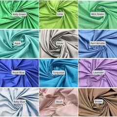 Poly Cotton Broadcloth Fabric 60 Inch Wide Lightweight Apparel Sewing
