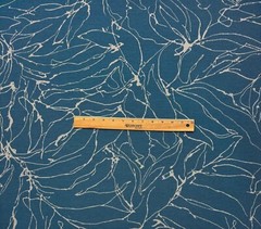 SUNBRELLA FLOURISH II MARINE BLUE OUTDOOR INDOOR FURNITURE FABRIC BY YARD 55″W