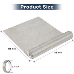 Military Grade Faraday Fabric 43″x118″ for WiFi, Cell, RFID, EMP Protection