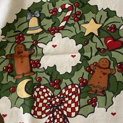 Vintage 1993 Susan Winget #2024 Fabric Traditions Christmas Appliques Panel