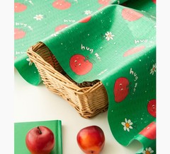 TPU Laminated Cotton Fabric by the yard Non-Toxic Coated Waterproof Fabric W43″