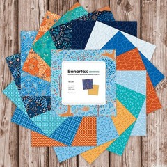 Moda Fabrics Flora and fauna midnight Layer Cake 10″ x 10″ NEW