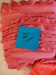12.5+ Yards PINK Fabric Bundle – Solids Textures Stripes Embellished – Free Ship