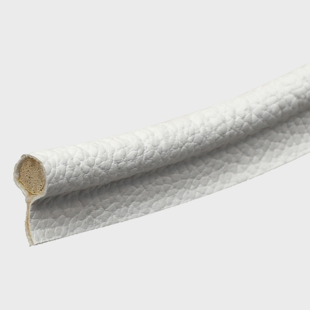 Cobalt Boat Puff Cord Welting | Pebble Off White 1 x 1/2 Inch (YD)