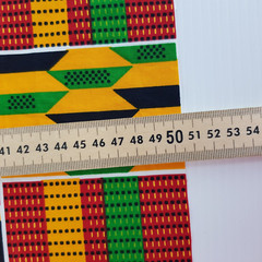 Quilters Cotton Fat Quarter 50x55cm Aztec Multicoloured Geometric Print Fabric
