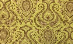 100% silk dupioni fabric with all over floral embroidery by Kravet Couture 8014