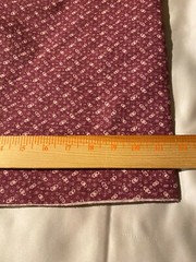 General Fabrics small floral print fabric mauve,white floral on plum 1yd 31″x45″