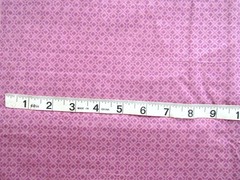 1 3/4 yd Cotton Fabric Light & Dark Pinkish Purple Diamond Shapes