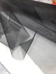 Black Crinoline Fabric By The Yard Stiff FABRIC Prom Evening Dress Fashion