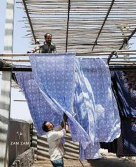 2.5 Yard Hand Block Print Handmade Cotton Indian Natural Sanganeri Print Fabric.