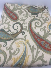 Damask Paisley Material 3 Plus Yards 60 Inch Wide Make Great Throw Pillows
