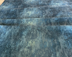 Kravet Couture blue velvet fabric – ombre effect almost 2 yards